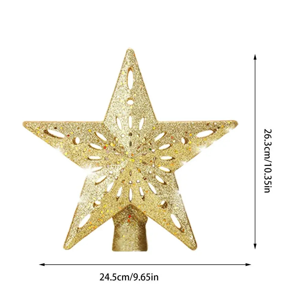 Złota gwiazda – wymiary 24,5 × 26,3 cm